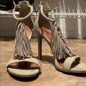 Fringe heels